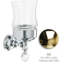 Стакан для зубных щеток Stil Haus Smart Light SL10(16) настенный, золотой