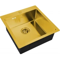 Кухонная мойка Zorg SH 5151 BRONZE 51x51 см, бронза