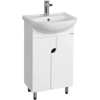 Тумба с раковиной белый глянец 50,5 см Акватон Панда 1A0537K0PD010