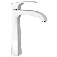 Смеситель для раковины Paini Lady 89BY205LLL без донного клапана, белый матовый