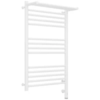 Полотенцесушитель электрический 800x500 белый матовый МЭМ правый Сунержа Богема с полкой 3.0 30-5807-8050