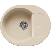 Кухонная мойка Polygran Atol-620 опал 855533