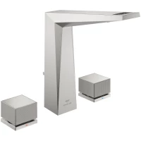 Смеситель для раковины Grohe Allure Brilliant 20670DC0 с донным клапаном, суперсталь