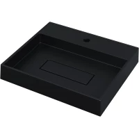 Раковина-чаша Uperwood Tanos 2911030051 50x42,5 см, накладная, уголь