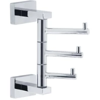 Крючок Veragio Ramba Cromo VR.RMB-4935.CR тройной, поворотный, для ванны, хром