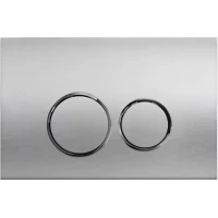 Кнопка смыва CeramaLux DC-011 для инсталляции, матовый хром/хром/матовый хром