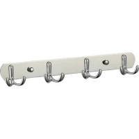 Планка с крючками Savol S-07204B для ванны, хром