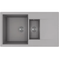 Кухонная мойка Florentina Тоскана 860К 17.055.D0860.307 86x51 см, серый шелк
