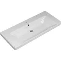 Раковина Brevita Luxury 11105-KL 105x46 см, накладная, подвесная, белый