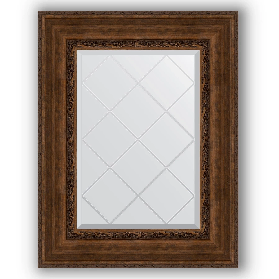 Зеркало 62x80 см состаренная бронза с орнаментом Evoform Exclusive-G BY 4042