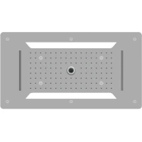 Потолочный душ RGW SP-71(LED) 21140271-01 700x380 мм, 4 режима, с подсветкой, хром