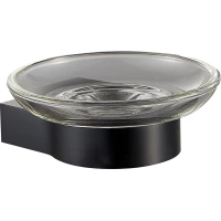 Мыльница Wonzon & Woghand Carbon WW-7722 настенная, черный матовый