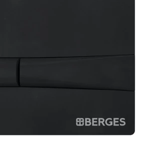 Изображение товара смывная клавиша berges novum f5 черный soft touch 040055