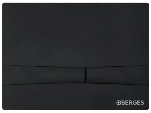 Кнопка смыва Berges Novum F5 040055 для инсталляции, черный матовый