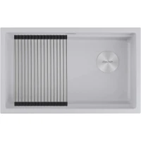 Кухонная мойка Paulmark Lumi-Pro LU-PRO 74-WH 74x45 см, белый