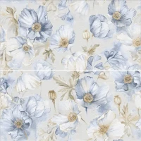 Керамогранит Staro Slim Decors Elite Bluebell Decor A+B Matt 60x120 (2 шт в комплекте)
