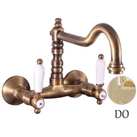 Смеситель для раковины без донного клапана Rav Slezak Morava Retro MK502.5/28Z