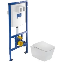 Комплект подвесной унитаз Teka Formentera 11.732.00.00 + система инсталляции Villeroy & Boch 92246100