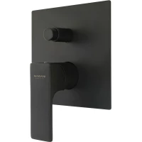 Смеситель для ванны Mariani Rebel B14173RE встраиваемый, черный матовый