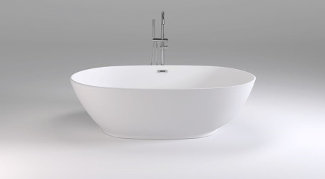 Акриловая ванна 180х90 см Black & White Swan 106SB00
