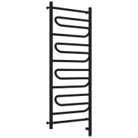 Полотенцесушитель электрический 1200x500 черный матовый МЭМ правый Сунержа Элегия 3.0 31-5819-1250
