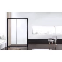 Душевая дверь 120 см Bravat Blackline BD120.4101B прозрачное