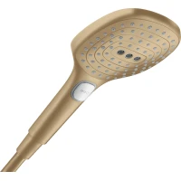 Душевая лейка Hansgrohe Raindance Select E 28728140 120 мм, 3 режима, бронза