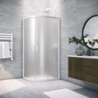 Душевой уголок Vegas Glass ZS-F NOVO h2000 120*80 01 10 120x80 см, профиль белый, стекло сатин