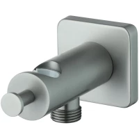 Подключение для душевого шланга с держателем Lemark LM3785GM графит матовый