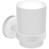 Стакан для зубных щеток Timo Saona 13031/16 настенный, белый матовый