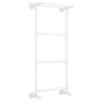 Полотенцесушитель водяной 960x400 белый глянец Сунержа Ренессанс 1386 12-0281-9640