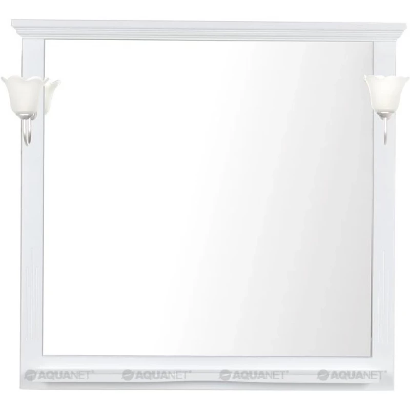 Зеркало 106,7x100 см белый Aquanet Лагуна 00175304