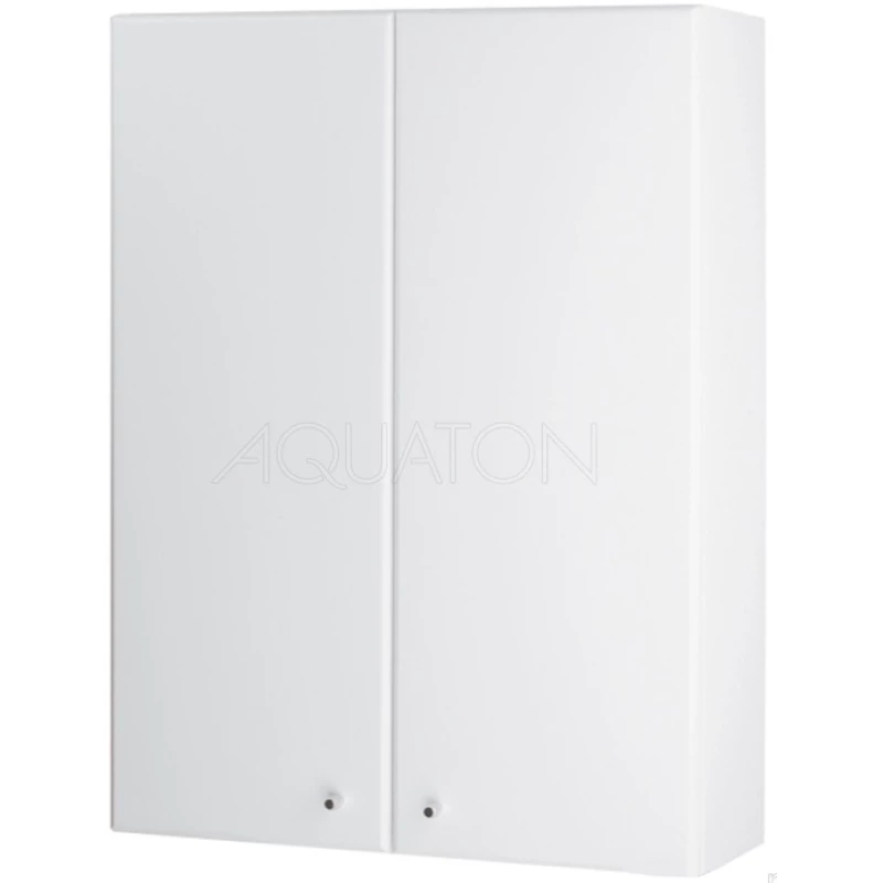 Шкаф двустворчатый подвесной 61x81,8 см белый глянец Акватон Симпл 1A012403SL010