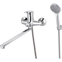 Смеситель для ванны Viko V-6605 универсальный, с душевым гарнитуром, хром