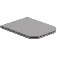 Сиденье для унитаза GSG Brio BRCOPRSLTICR038 с микролифтом, серый матовый