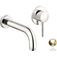 Смеситель для раковины Emmevi Piper 45055/ORS встраиваемый, без донного клапана, золотой матовый