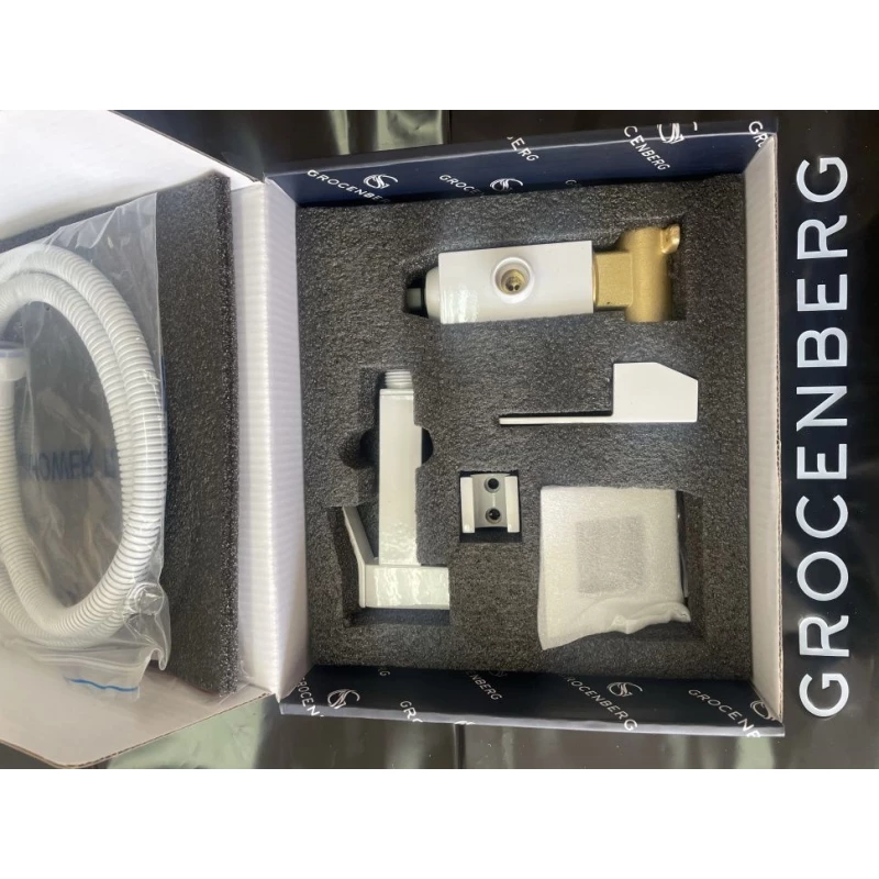 Гигиенический душ Grocenberg GB002W со смесителем, белый