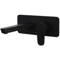 Смеситель для раковины Ramon Soler Alexia 3620NM встраиваемый, без донного клапана, черный матовый