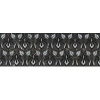 Декор Тубкаль чёрный глянцевый 30x89,5