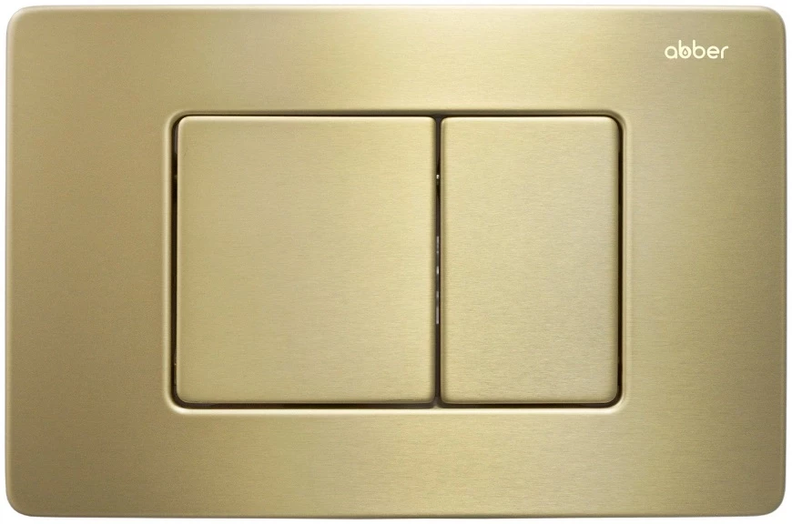 Смывная клавиша золотой матовый Abber AC0120MMG - фото 1