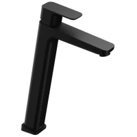 Смеситель для раковины Ravak 10° Free black-TD F 015.20 X070151 без донного клапана, черный матовый