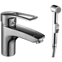 Смеситель для раковины с гигиеническим душем Rossinka T T40-15