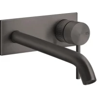 Смеситель для раковины Gessi Gessi316 54290#707 встраиваемый, без донного клапана, черный хром матовый