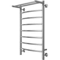 Полотенцесушитель электрический Terminus Классик с полкой П8 4670078531414 850x532, ТЭН правый, хром