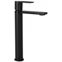 Смеситель для раковины Rea Flip REA-B2007 без донного клапана, черный матовый