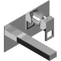 Смеситель для раковины Cezares Molveno MOLVENO-BLS2-01-Cr встраиваемый, с донным клапаном, хром