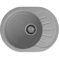 Кухонная мойка GranFest Rondo 580L 57,9x44,5 см, серый