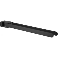 Полотенцедержатель Grocenberg AC0055BL 43,2 см, поворотный, двойной, черный матовый