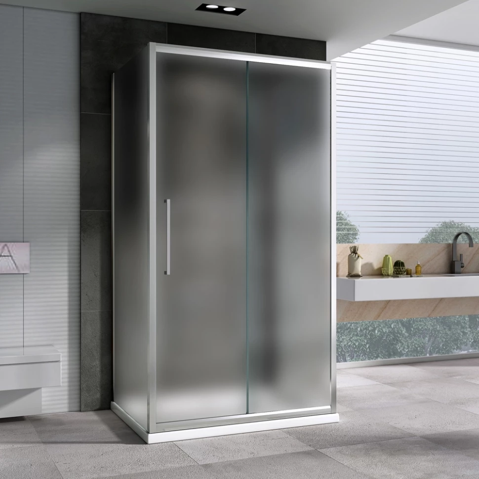 

Душевой уголок 160x85 см Abber Schwarzer Diamant AG30160MH-S85M-S85M матовое