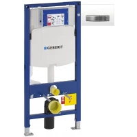 Инсталляция для унитаза Geberit Duofix Sigma 50 111.300.00.5 + 111.815.00.1 + 115.788.11.5 с кнопкой смыва, альпийский белый 